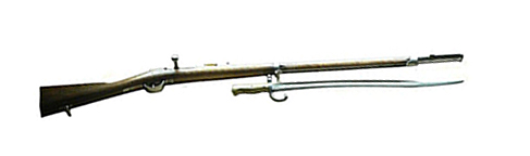 Fusil Chassepot avec sa baïonnette